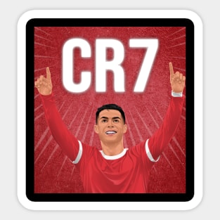 Cristiano Ronaldo Manchester United Sticker